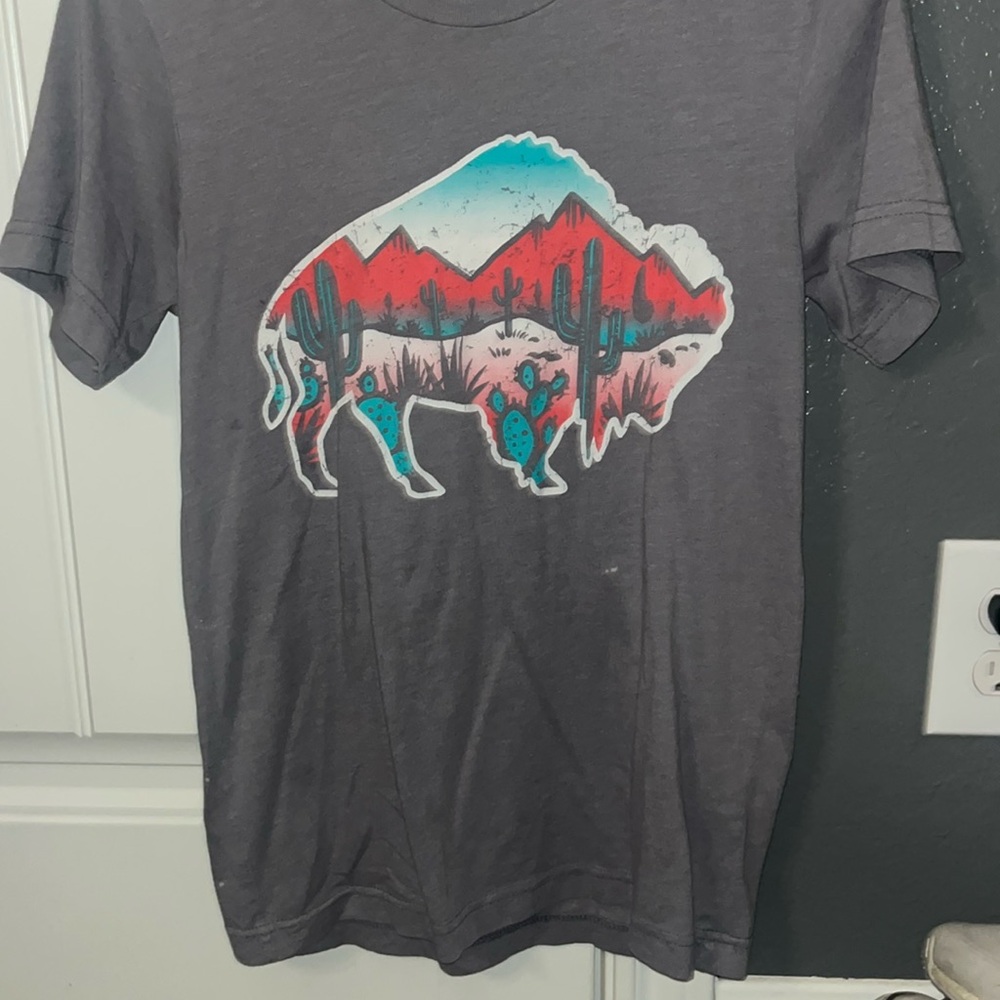 Buffalo grey shirt- small